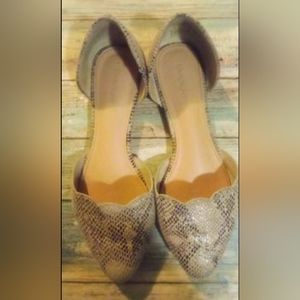 Limelight snake skin flats